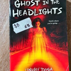 Scholastic Ghost in the Headlights Book - Red and Yellow Cover